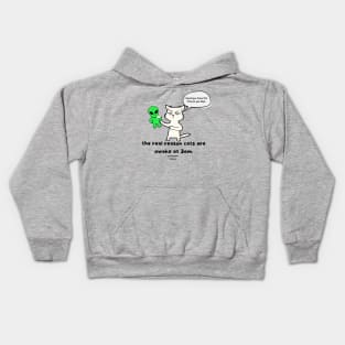 cats are heroes! Kids Hoodie